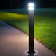 Bollard Light E27 40W IP44 800mm Textured Black Bollard Light E27 40W IP44 800mm Textured Black